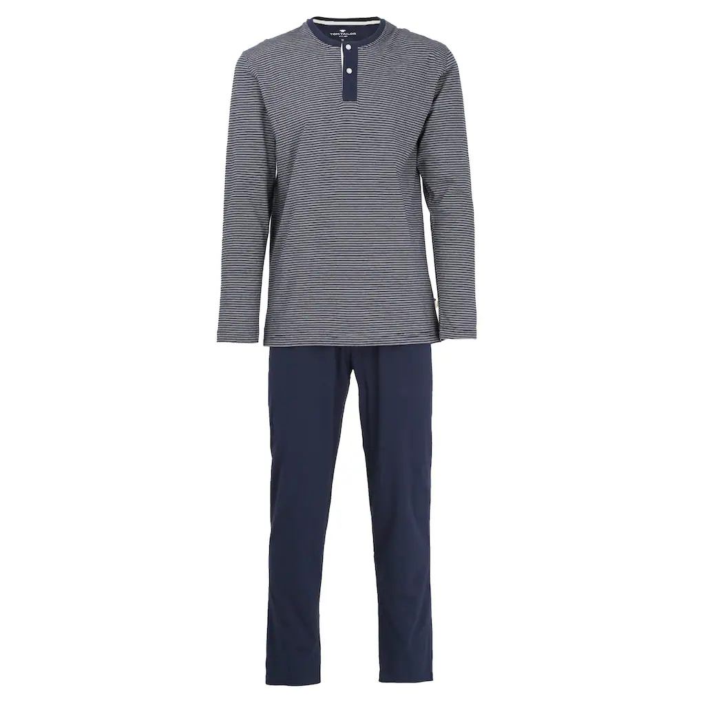 TOM TAILOR Pyjama »Nebraska« (2 tlg.) mit cooler Kombi aus Oberteil und Unterteil bestellen