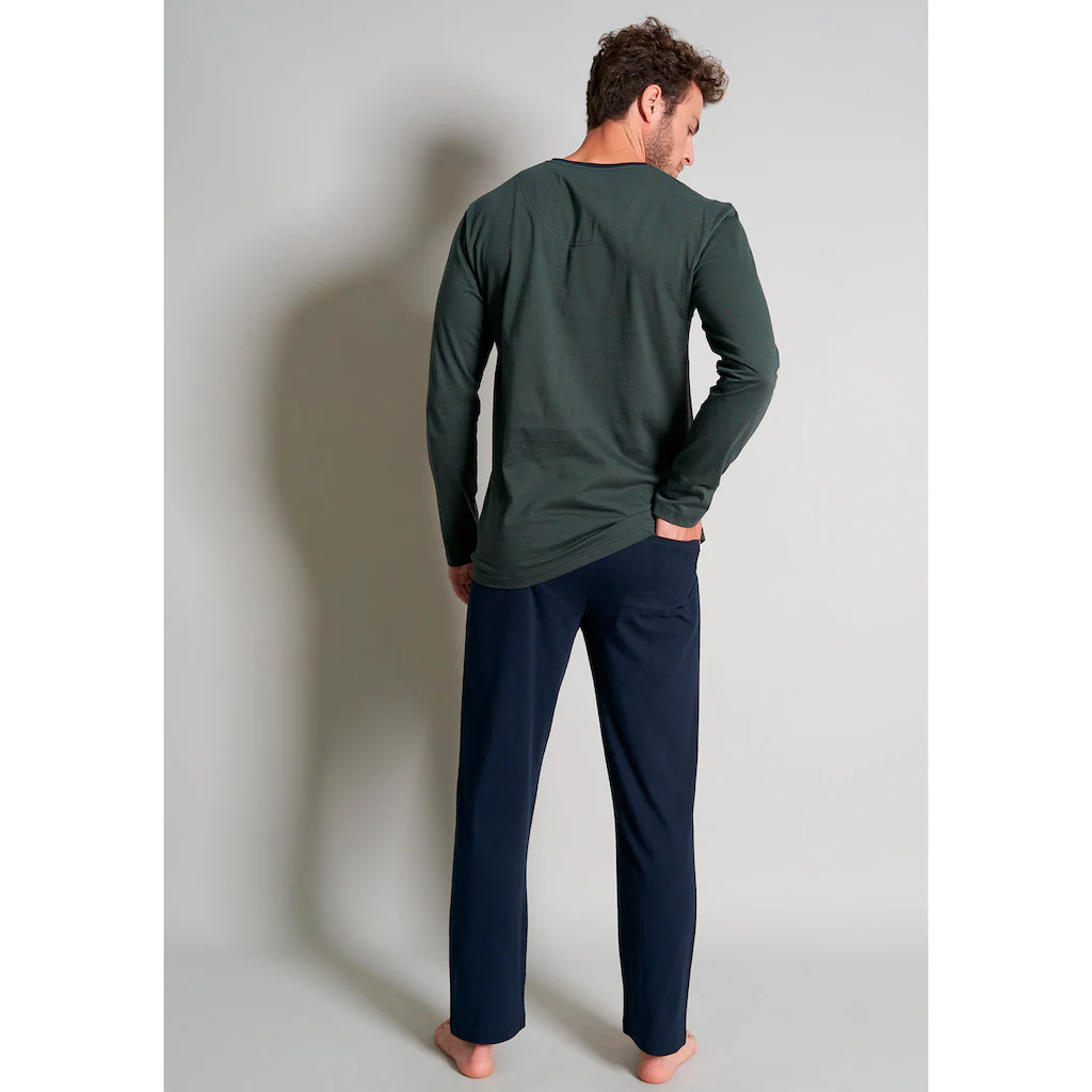TOM TAILOR Pyjama »Nevada« (2 Tlg.) Mit Cooler Kombi Aus Oberteil Und Unterteil ▷ Für