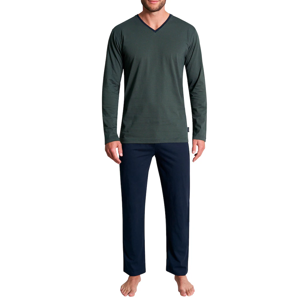 TOM TAILOR Pyjama »Nevada« (2 tlg.) mit cooler Kombi aus Oberteil und Unterteil ▷ für