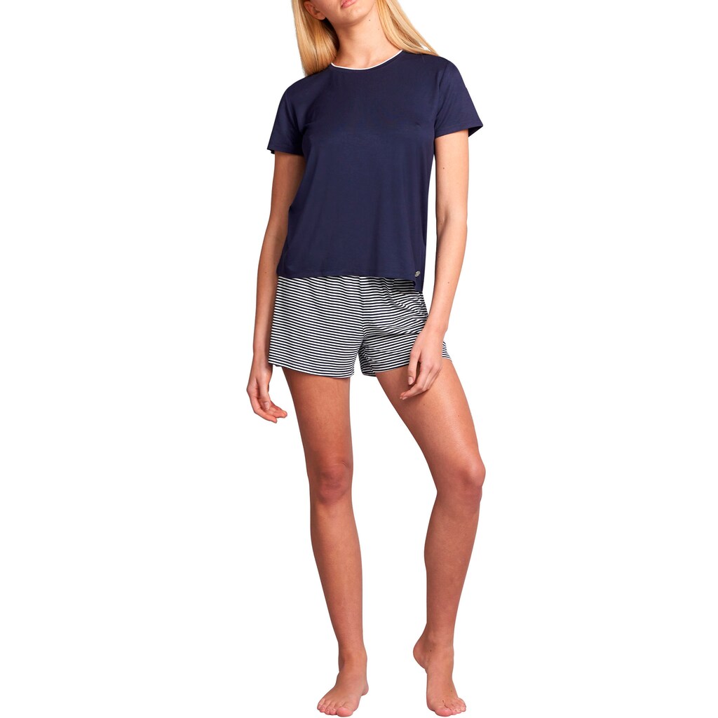 TOM TAILOR Shorty (2 Tlg.) Mit Lockerem Shirt Und Shorts ▷ Für