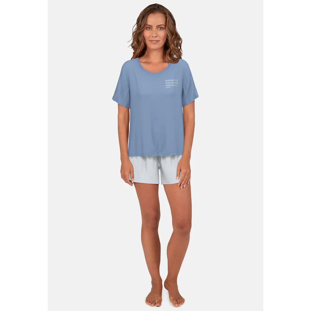 TOM TAILOR Shorty (2 tlg.) Sommerliche Farbgebung ▷ für