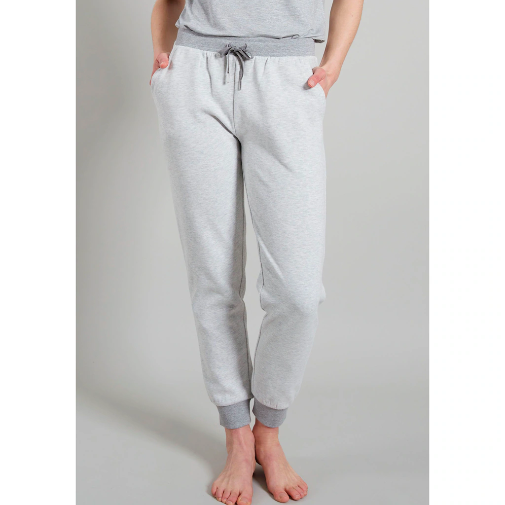 TOM TAILOR Sweathose Mit Melierter Optik