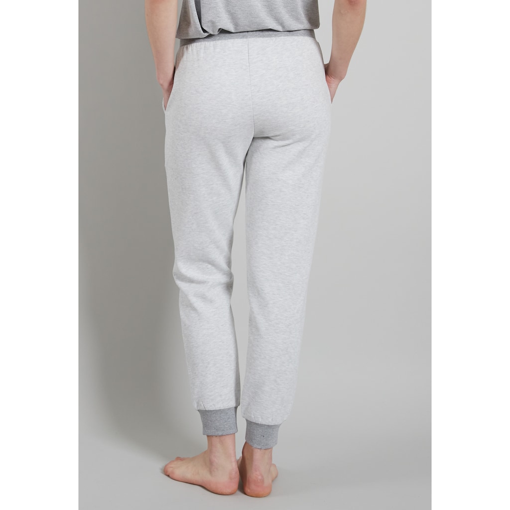 TOM TAILOR Sweathose Mit Melierter Optik