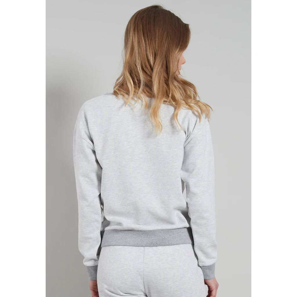 TOM TAILOR Sweatshirt Mit Melierter Optik
