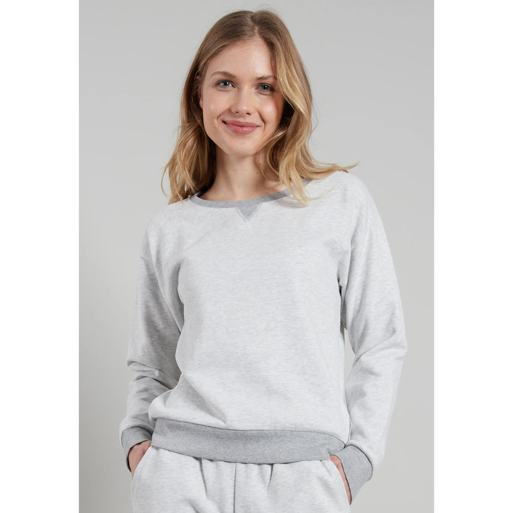 TOM TAILOR Sweatshirt Mit Melierter Optik