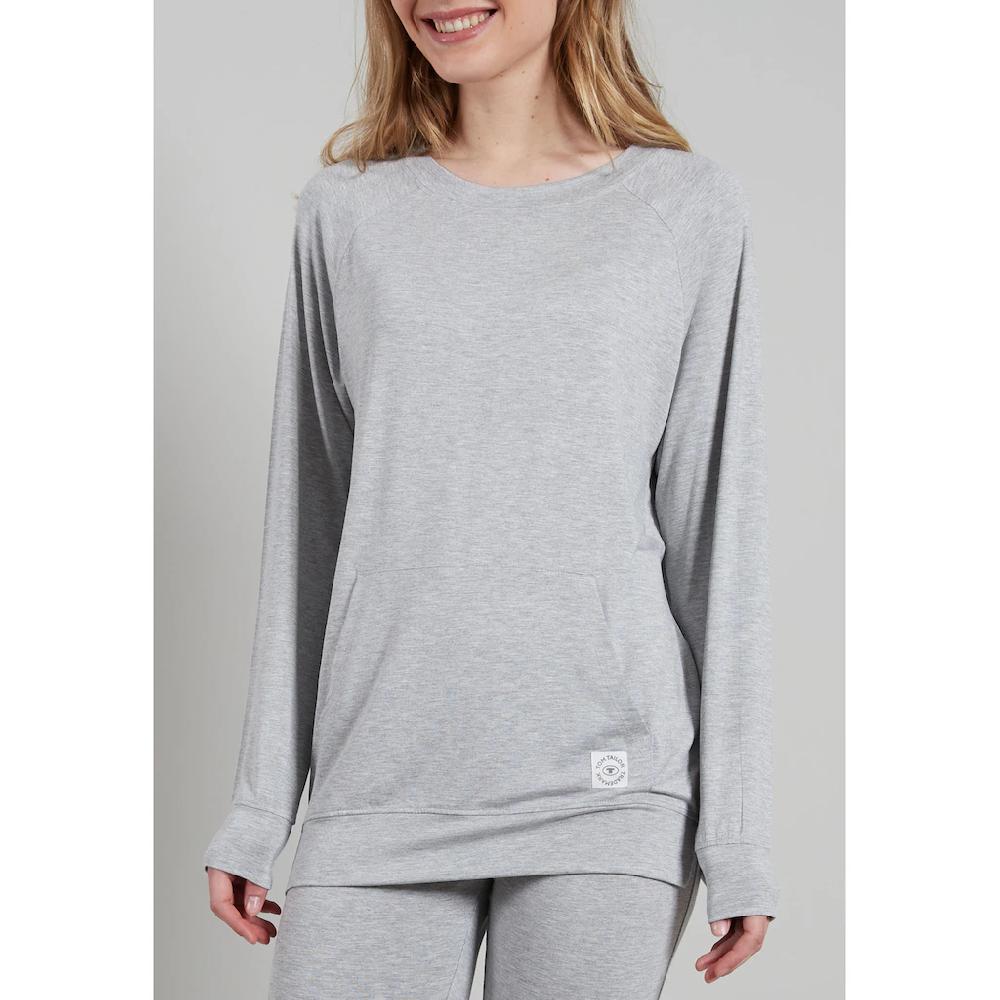 TOM TAILOR Sweatshirt Mit Rundhalsausschnitt Und Bauchtasche