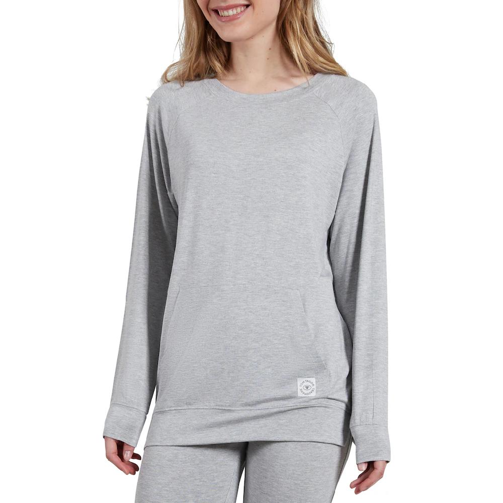 TOM TAILOR Sweatshirt mit Rundhalsausschnitt und Bauchtasche