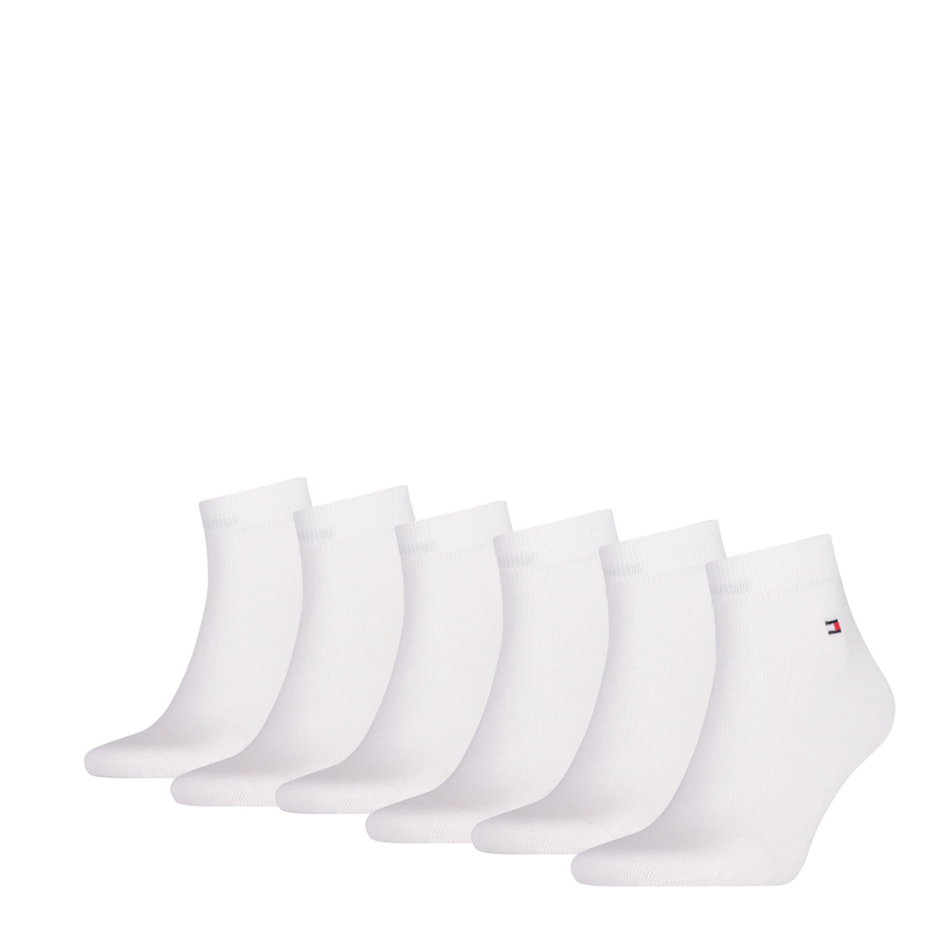 Tommy Hilfiger Kurzsocken »TH MEN QUARTER 6P ECOM« (6 Paar 6 Paar) mit Logostickerei ▷ für