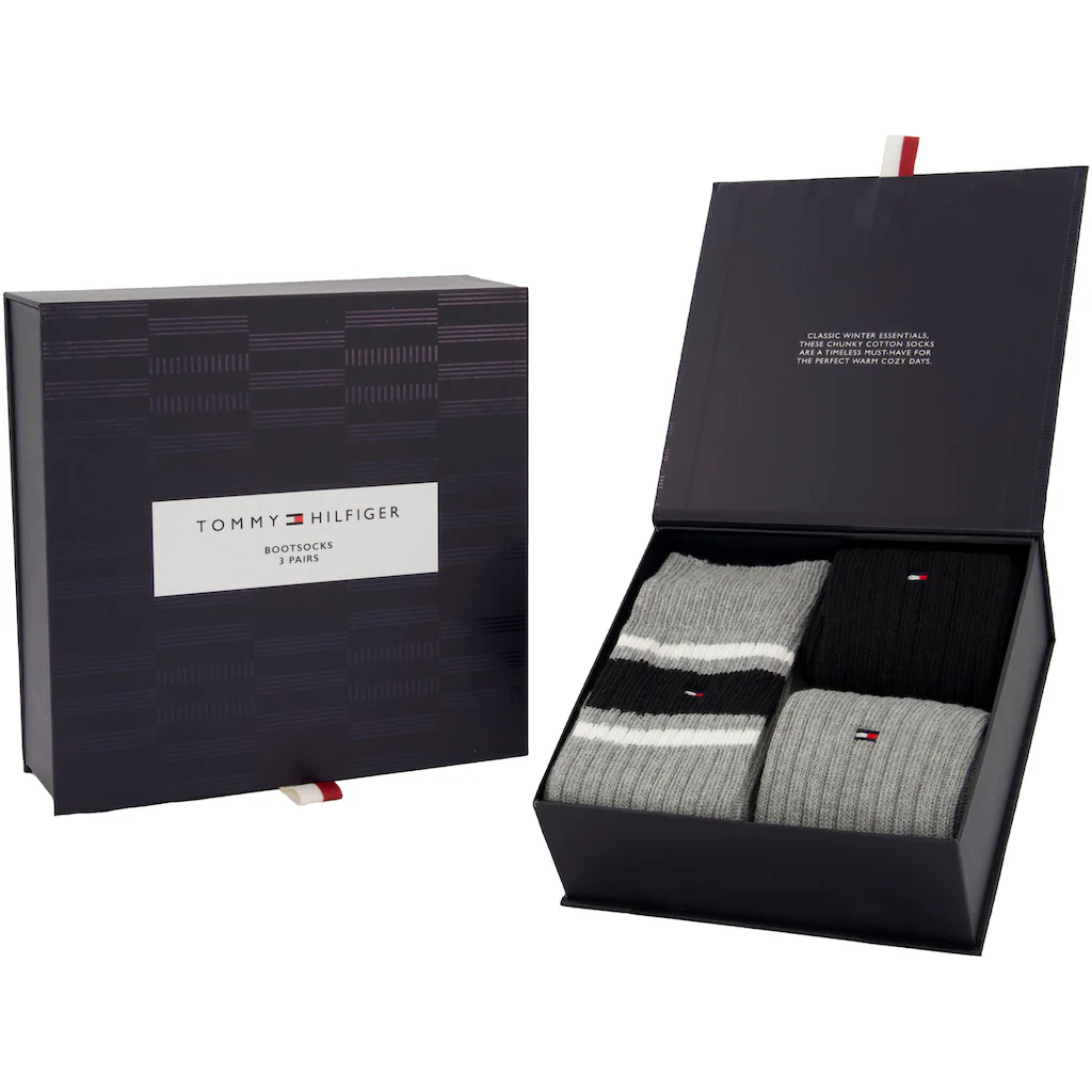 Tommy Hilfiger Socken (3 Paar) Mit Dezentem Logo ▷ Für