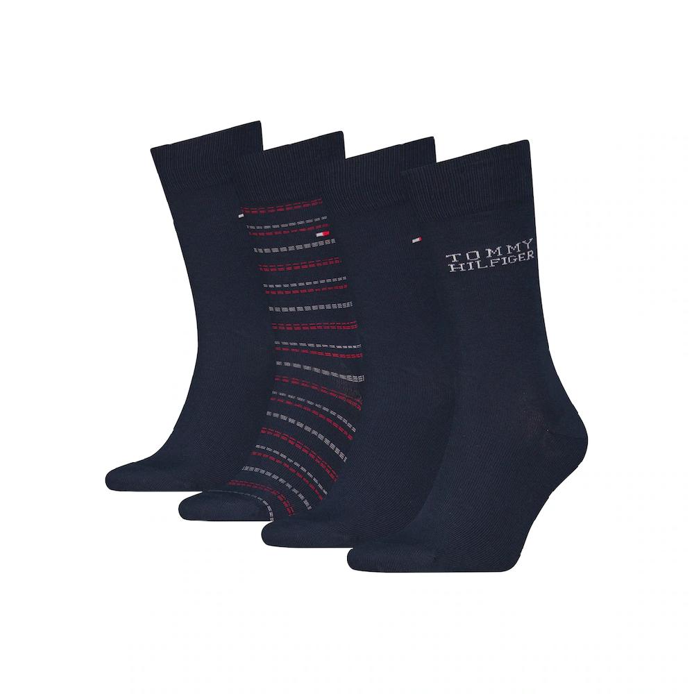 Tommy Hilfiger Socken (4 Paar) mit dezenter Logoprägung kaufen