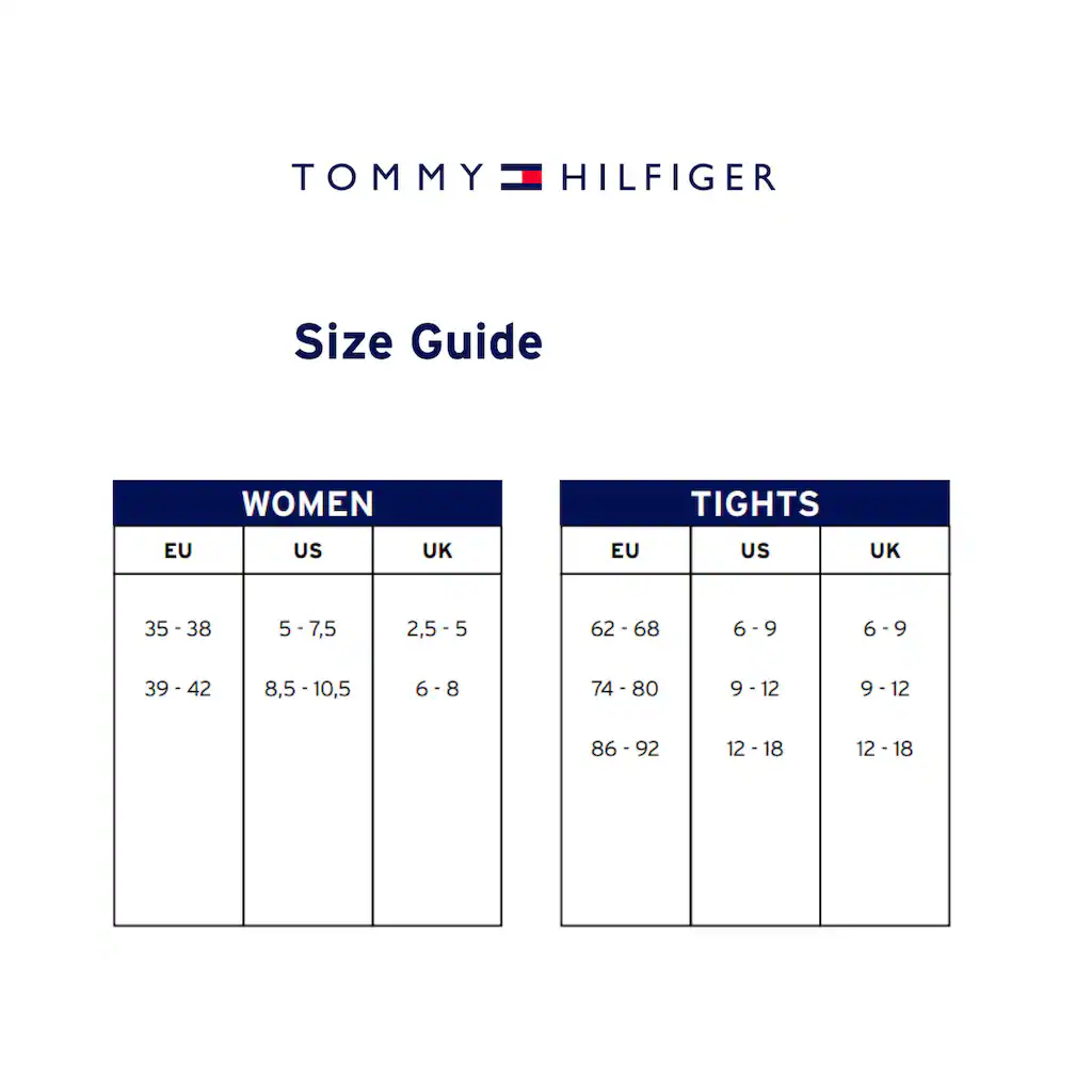 Tommy Hilfiger Socken »TH WOMEN SHORT SOCK 2P RIB SHINE« (2 Paar) Mit Feinem Linienakzent