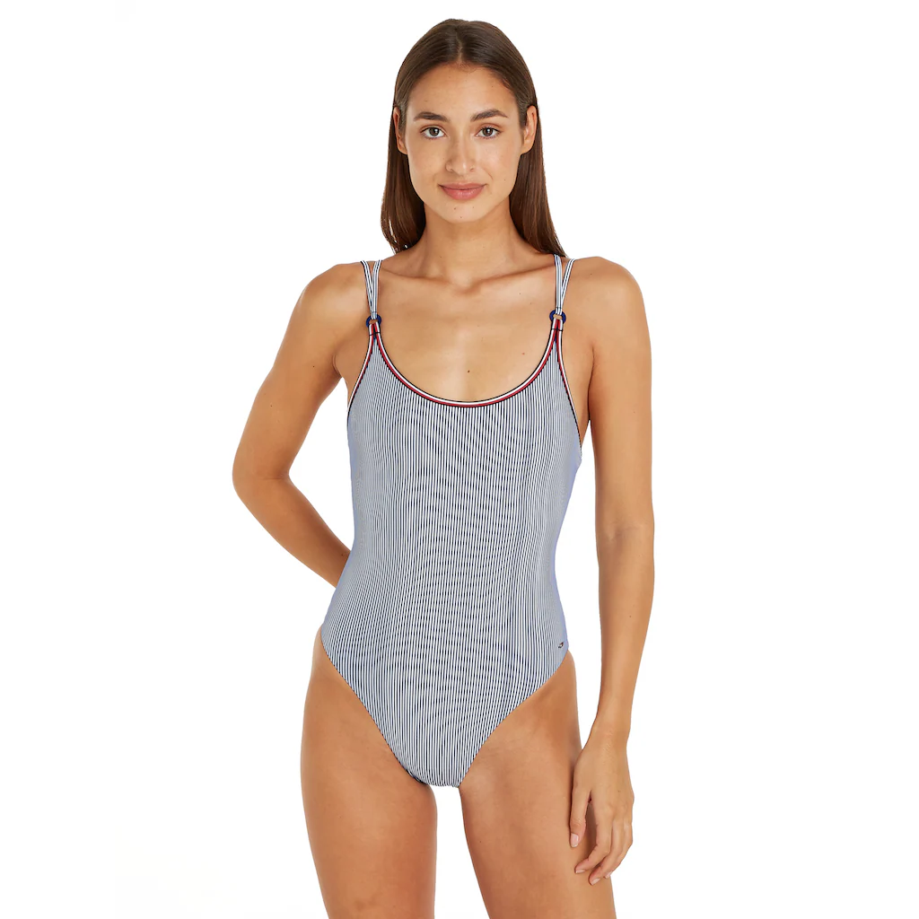 Tommy Hilfiger Swimwear Badeanzug »ONE PIECE PRINT« mit Streifenmuster bestellen