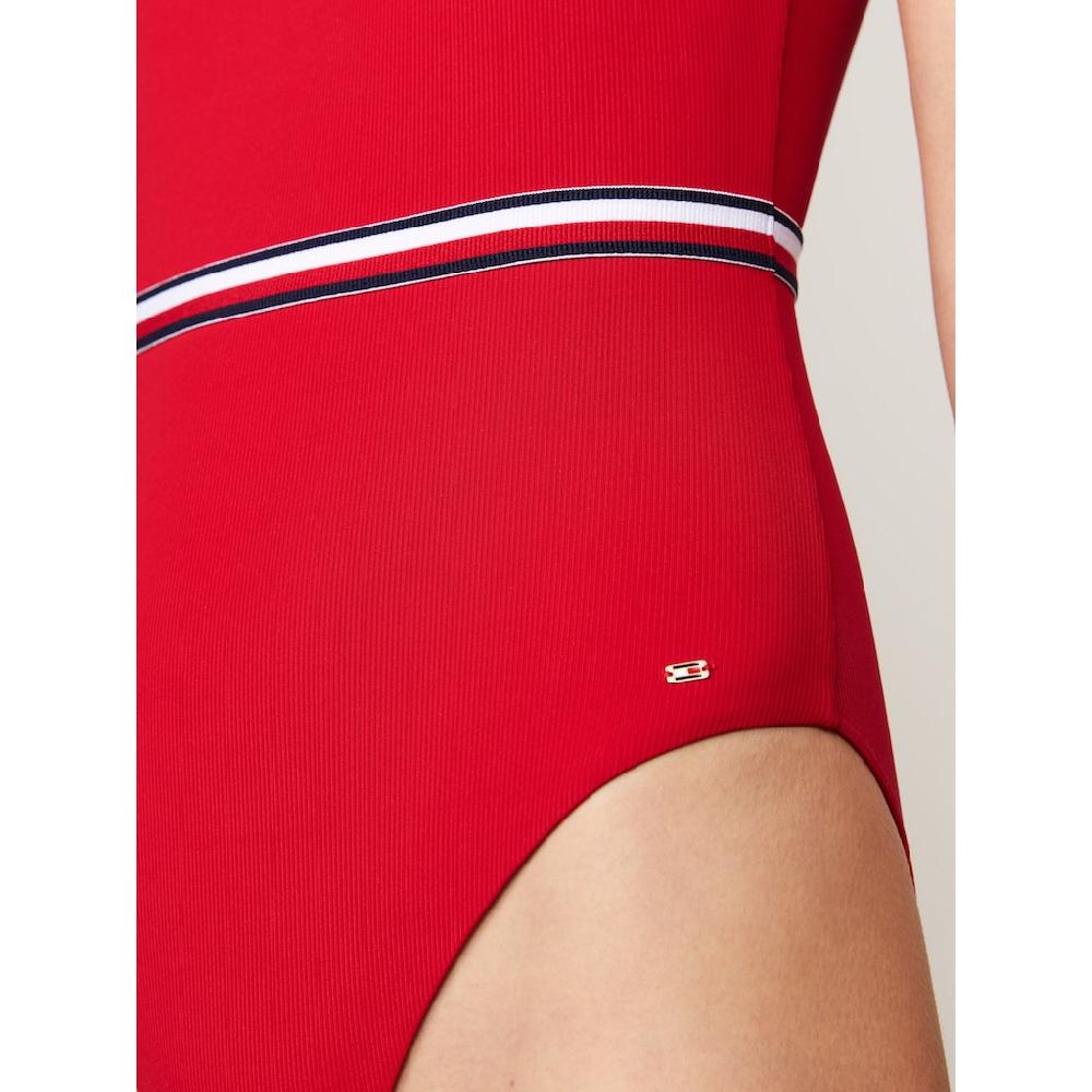 Tommy Hilfiger Swimwear Badeanzug »SQUARE NECK ONE PIECE« Mit Logo-Stretchband Online Bestellen