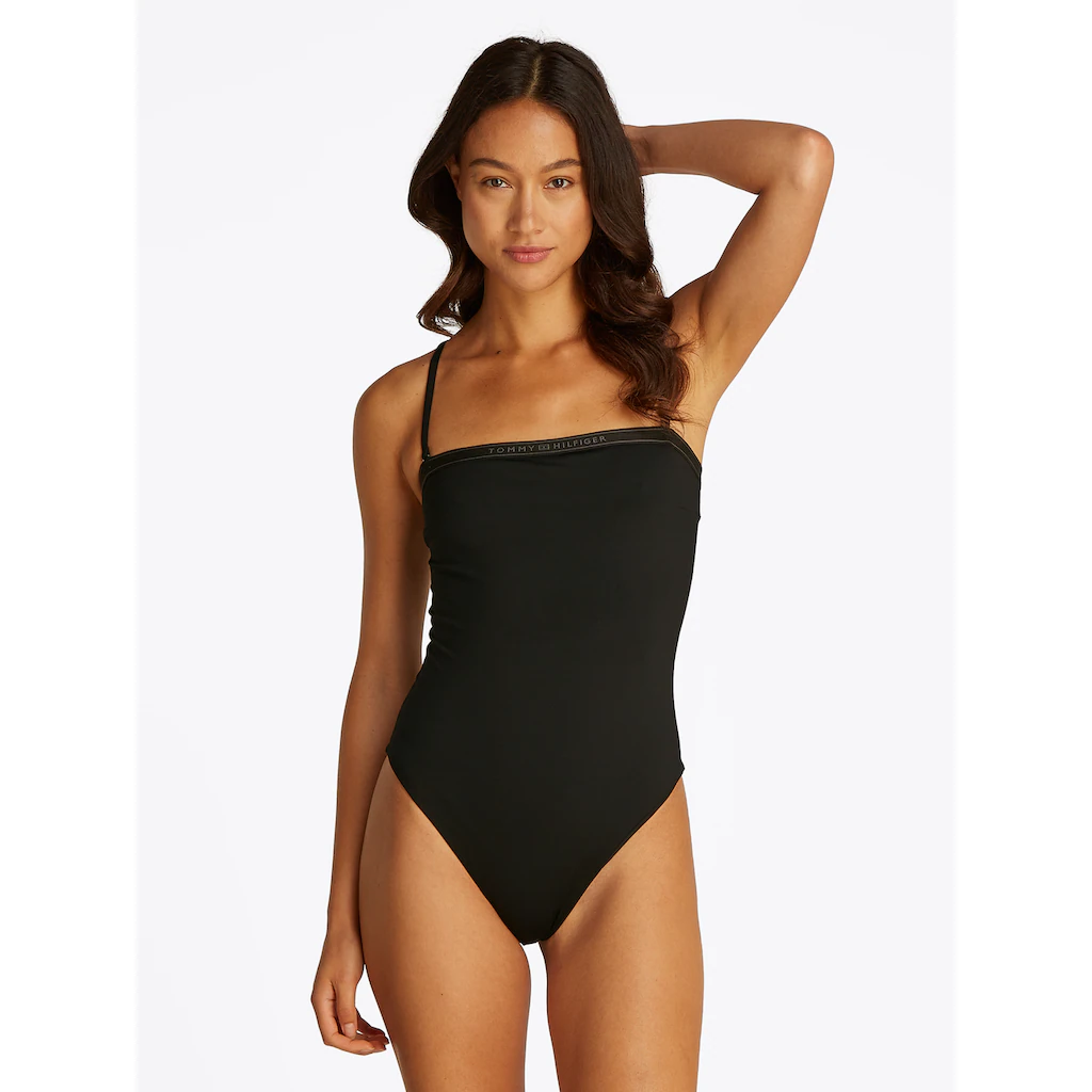 Tommy Hilfiger Swimwear Badeanzug »STRAIGHT ONE PIECE« im Bandeau-Stil mit Logoschriftzug bestellen