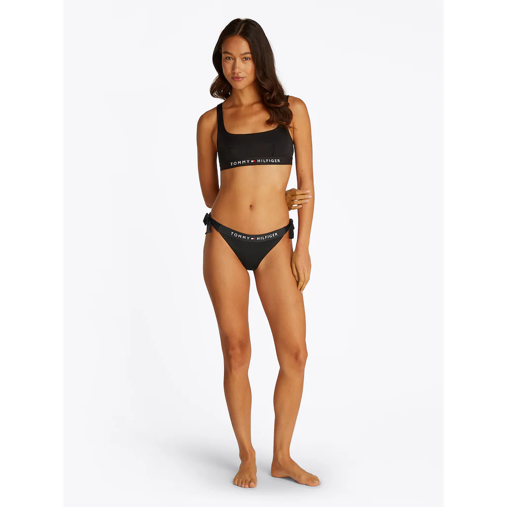 Tommy Hilfiger Swimwear Bikini-Hose »TH SIDE TIE CHEEKY BIKINI« Mit Seitlichen Knotendetails Online Bestellen