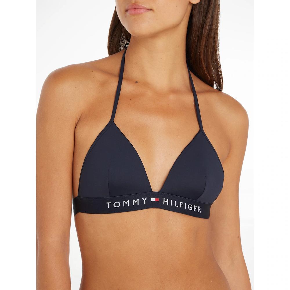 Tommy Hilfiger Swimwear Triangel-Bikini-Top »TH TRIANGLE FIXED FOAM« Mit Tommy Hilfiger-Branding Bestellen