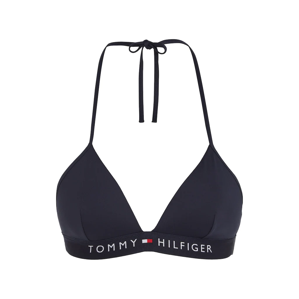 Tommy Hilfiger Swimwear Triangel-Bikini-Top »TH TRIANGLE FIXED FOAM« Mit Tommy Hilfiger-Branding Bestellen