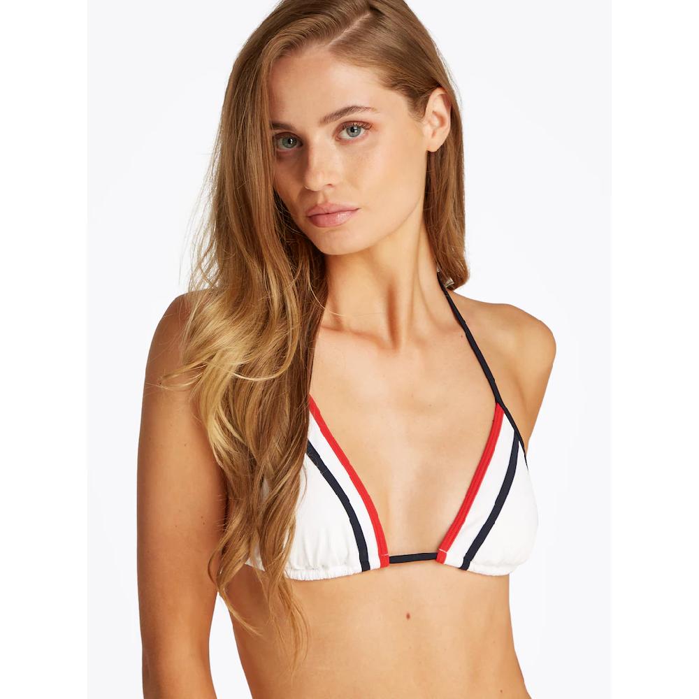 Tommy Hilfiger Swimwear Triangel-Bikini-Top »TRIANGLE RP« Mit Farbigen Bändern Kaufen