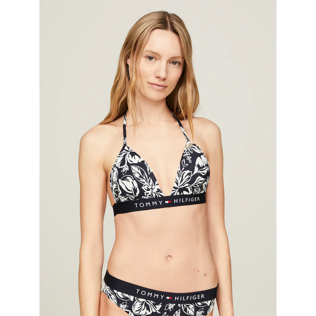 Tommy Hilfiger Swimwear Triangel-Bikini-Top »TRIANGLE FIXED FOAM PRINT« mit Blumenmuster bestellen