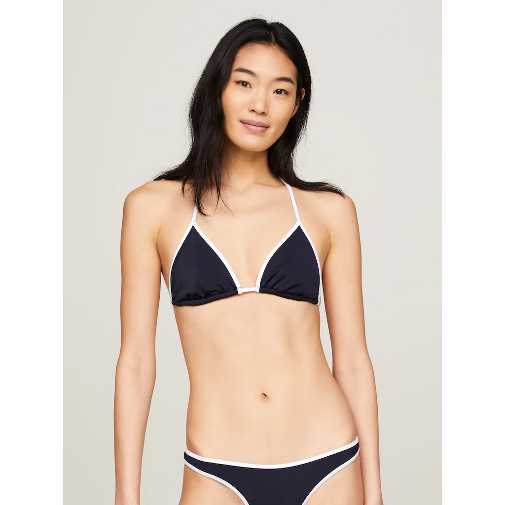 Tommy Hilfiger Swimwear Triangel-Bikini-Top »TRIANGLE RP« mit kontrastfarbenen Details ▷ für