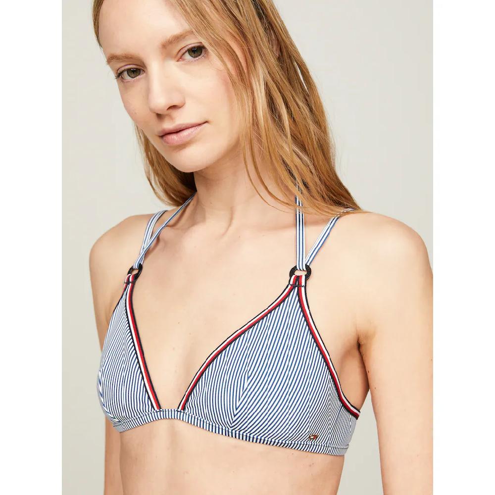 Tommy Hilfiger Swimwear Triangel-Bikini-Top »TRIANGLE FIXED RP PRINT« Mit Zierringen Online Kaufen