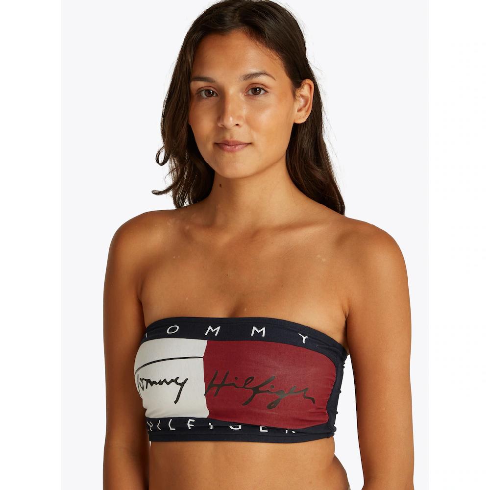 Tommy Hilfiger Underwear Bandeau-BH »BANDEAU« In Colorblock-Optik Iconic Tommy Style Aliyah Hip Hop Street Online Bestellen