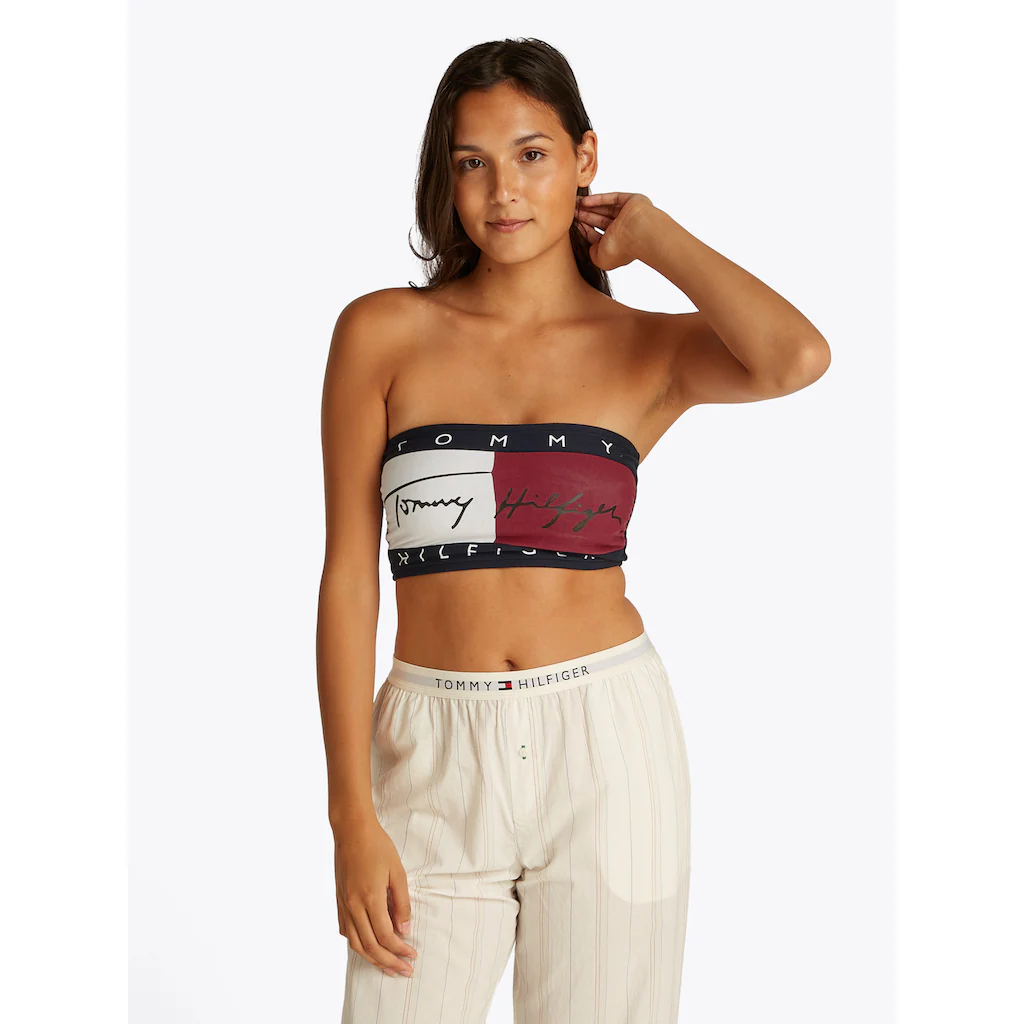 Tommy Hilfiger Underwear Bandeau-BH »BANDEAU« in Colorblock-Optik Iconic Tommy Style Aliyah Hip Hop Street online bestellen