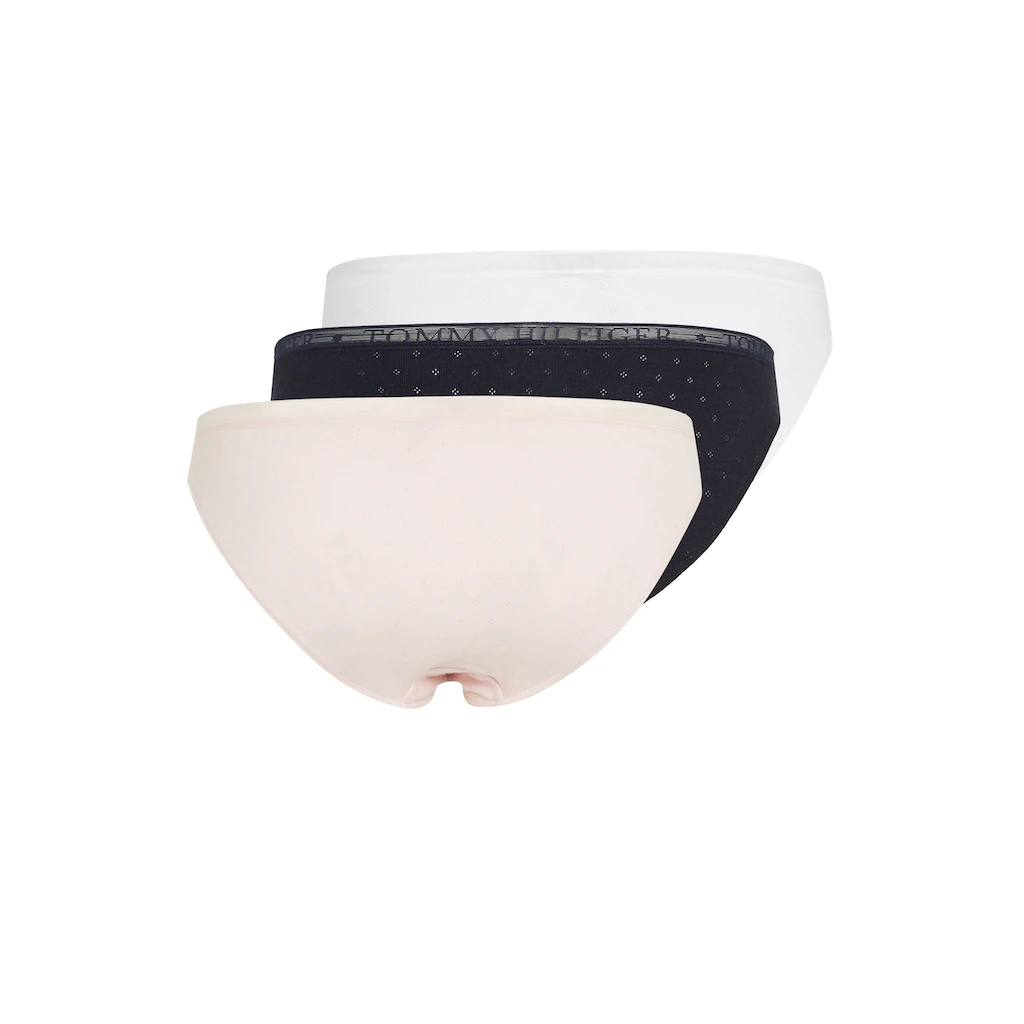 Tommy Hilfiger Underwear Bikinislip »3P BIKINI« (Packung 3 St. 3er) Im Dezentem Ajourmuster Kaufen