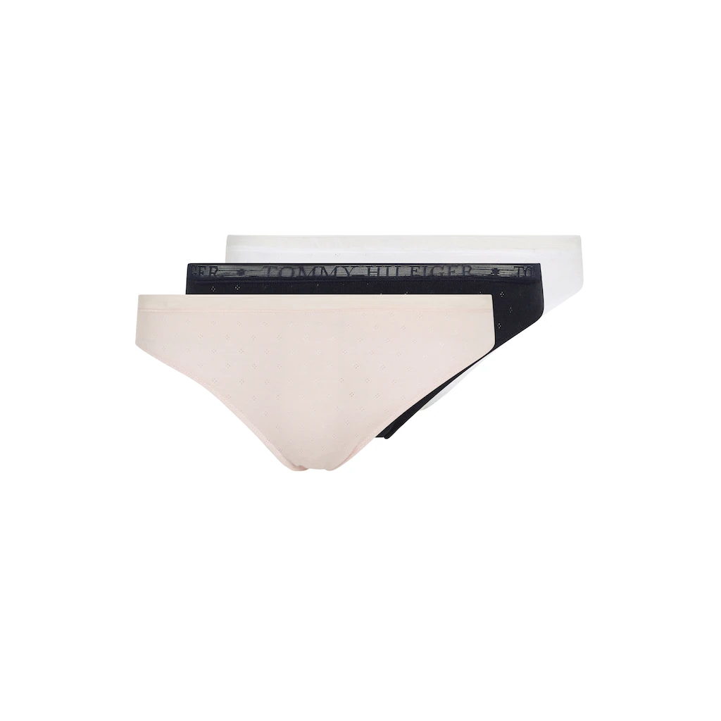 Tommy Hilfiger Underwear Bikinislip »3P BIKINI« (Packung 3 St. 3er) im dezentem Ajourmuster kaufen