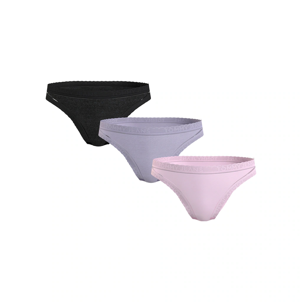 Tommy Hilfiger Underwear Bikinislip »3P HW BIKINI (EXT SIZES)« (Packung 3 St. 3er) mit Tommy Jeans Logo-Elastikabschlüssen online bestellen