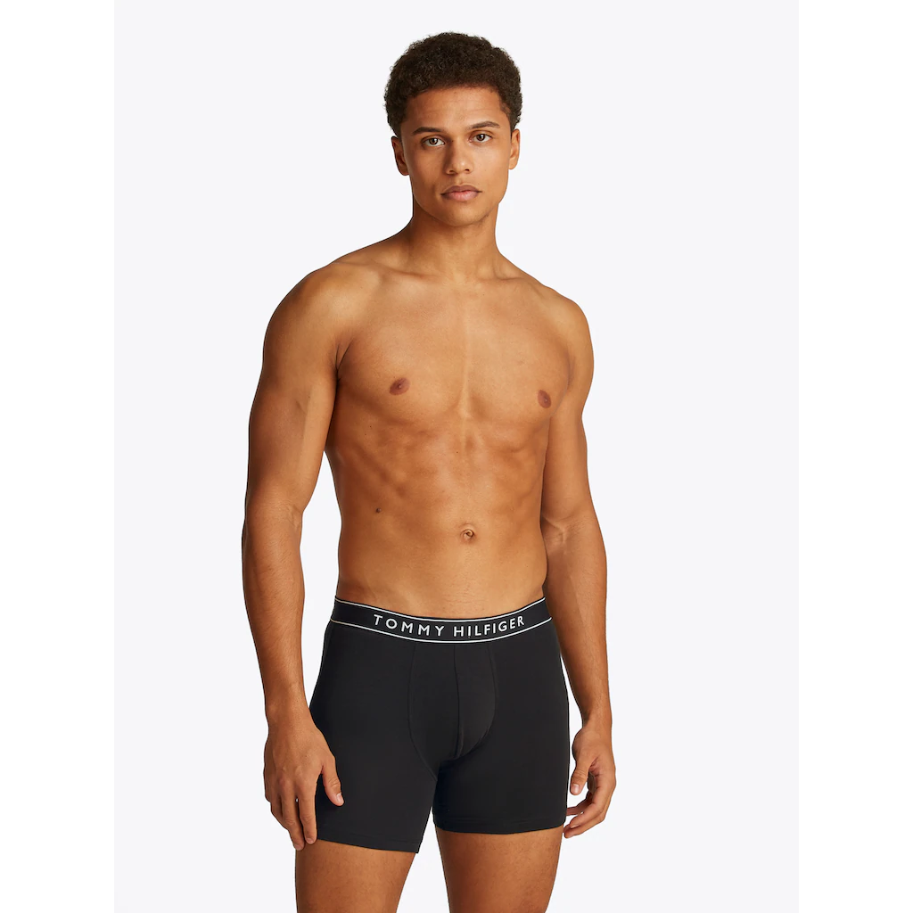 Tommy Hilfiger Underwear Boxer »3P BOXER BRIEF DTM« (Packung 3 St. 3er) Mit Logobund Bestellen