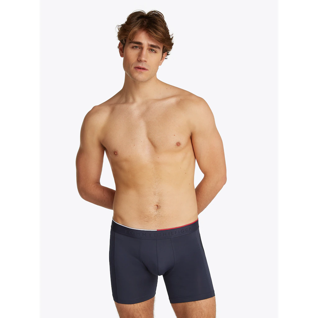 Tommy Hilfiger Underwear Boxer »3P BOXER BRIEF« (Packung 3 St. 3er) Mit Logobund