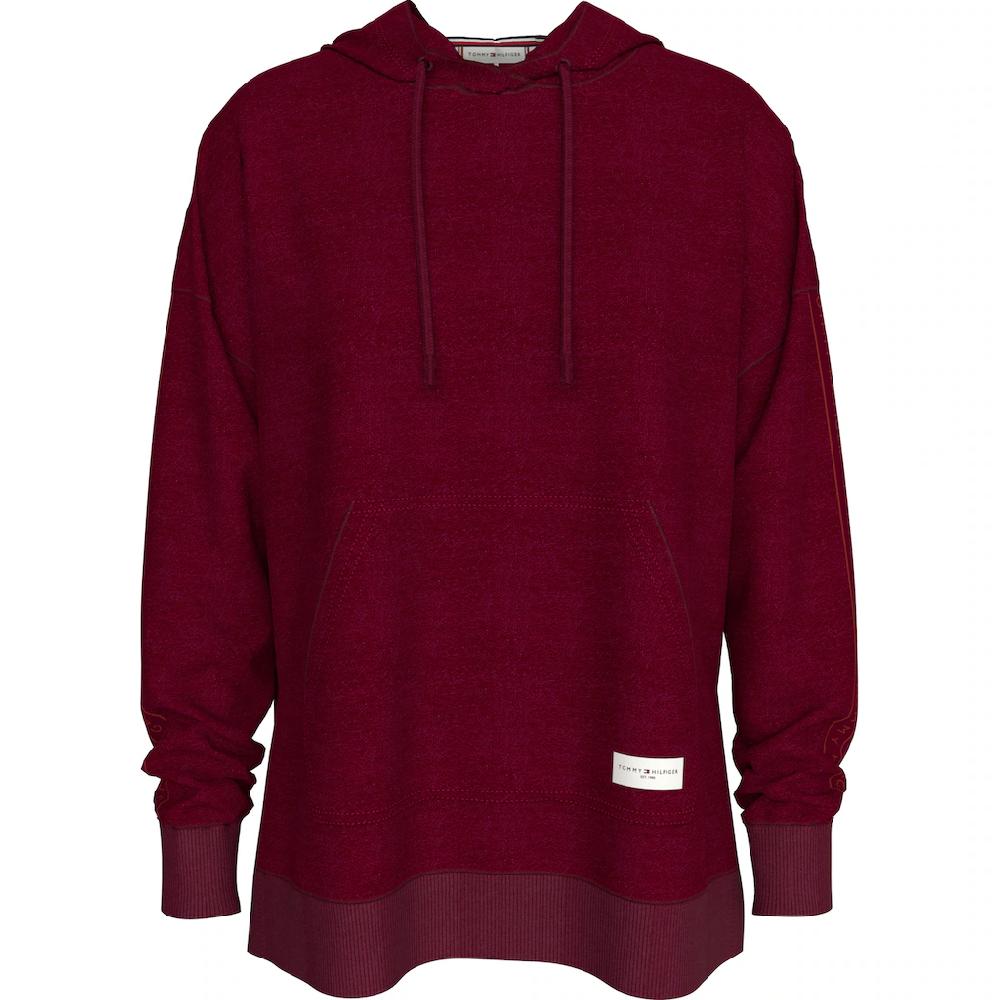 Tommy Hilfiger Underwear Kapuzensweatshirt »LONG HOODIE« mit Logo-Tape