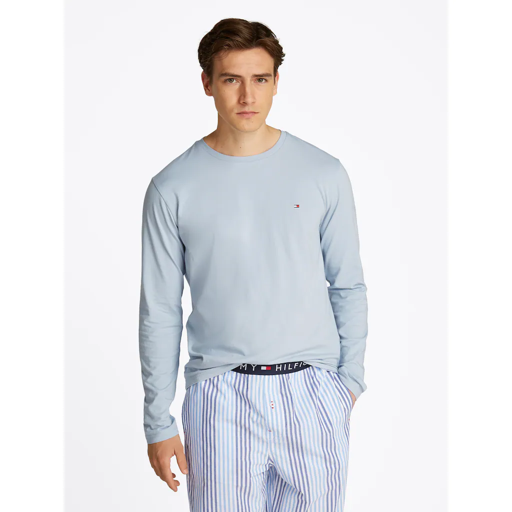 Tommy Hilfiger Underwear Pyjama »LS PANT WOVEN SET PRINT« (Set 2 Tlg. 2er) Mit Streifenmuster ▷ Für