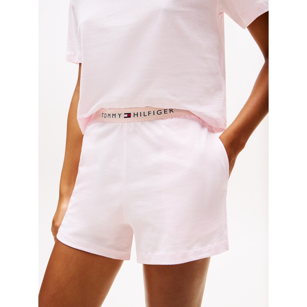Tommy Hilfiger Underwear Pyjama »SS JERSEY SHORT SET« (Set 2 Tlg. 2tlg) Mit Logo