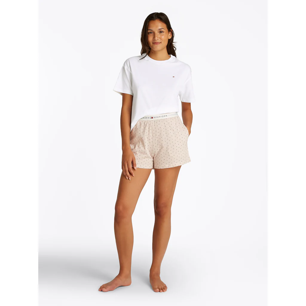 Tommy Hilfiger Underwear Pyjama »SS PRT PJ SHORT SET« (Set 2 Tlg. 2tlg) Mit Muster Logo Online Bestellen