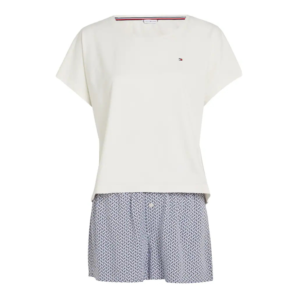 Tommy Hilfiger Underwear Shorty »SS PYJ SET WOVEN« (Set 2 Tlg. Shirt+Shorts) ▷ Für