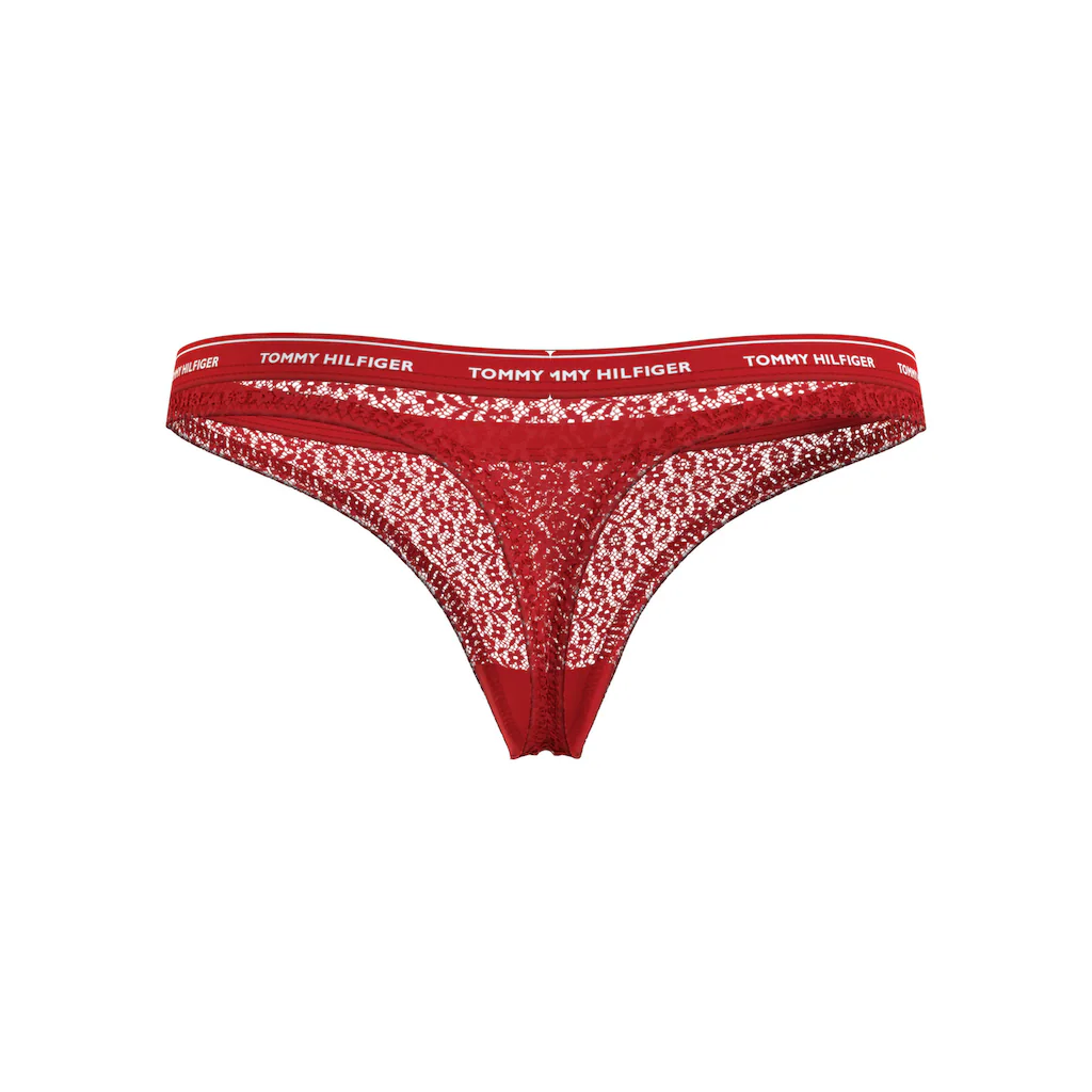 Tommy Hilfiger Underwear Slip »3 PACK THONG LACE (EXT SIZES)« (Packung 3er-Pack) Mit Tommy Hilfiger Logobund Online Bestellen