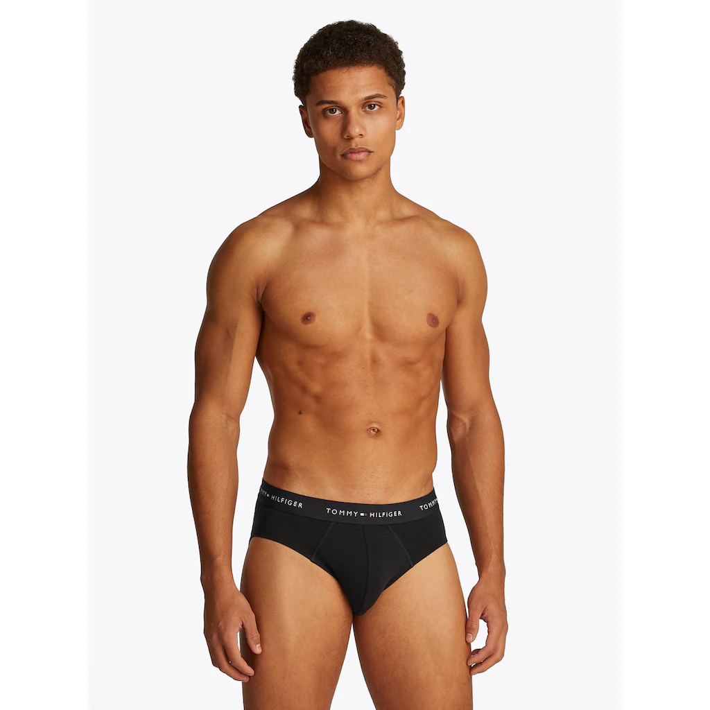Tommy Hilfiger Underwear Slip »3P BRIEF DTM« (Packung 3 St. 3er) Mit Logo-Elastikbund Online Kaufen