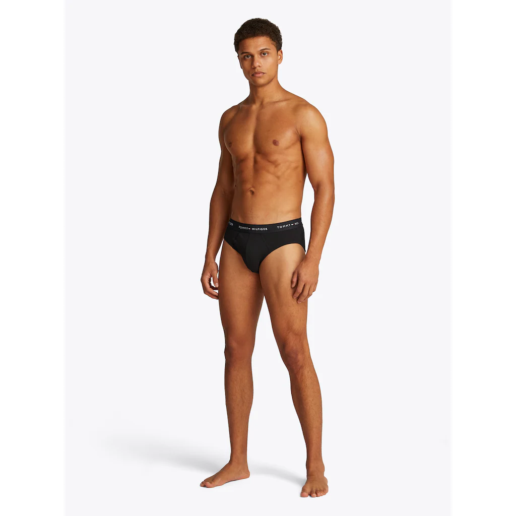 Tommy Hilfiger Underwear Slip »3P BRIEF DTM« (Packung 3 St. 3er) Mit Logo-Elastikbund Online Kaufen