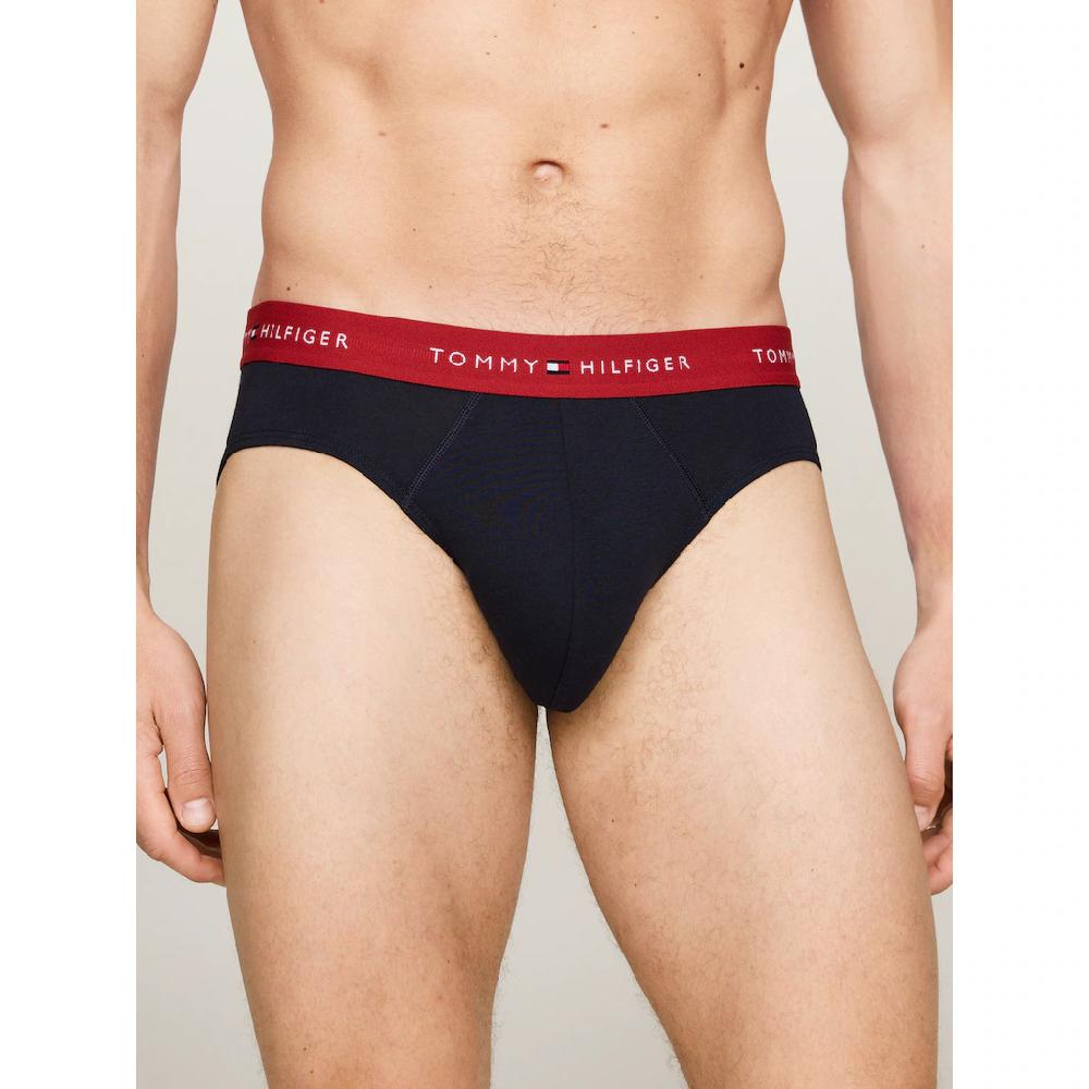 Tommy Hilfiger Underwear Slip »5P BRIEF« (Packung 5 St. 5er-Pack) Mit Kontrastfarbenem Logobund Bestellen