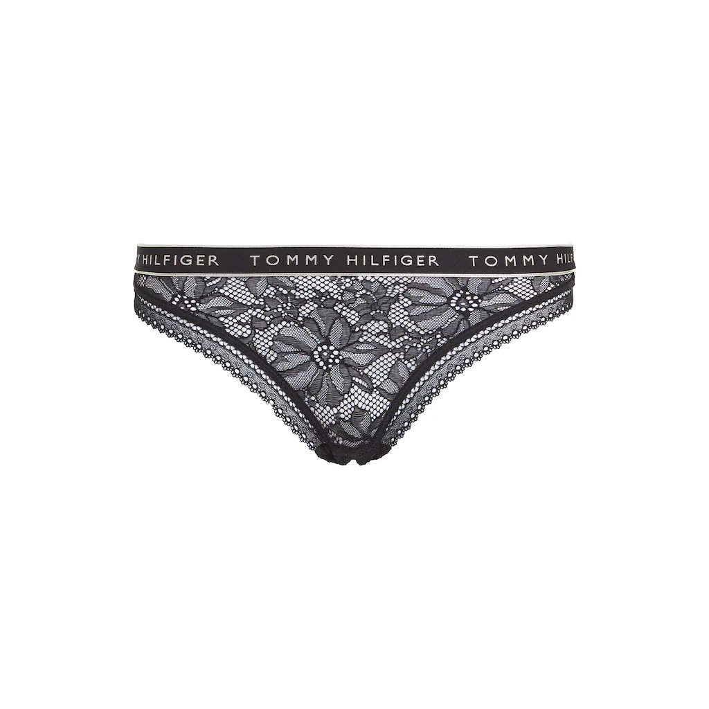 Tommy Hilfiger Underwear Slip »THONG« Mit Spitze Und Logobund Online Bestellen
