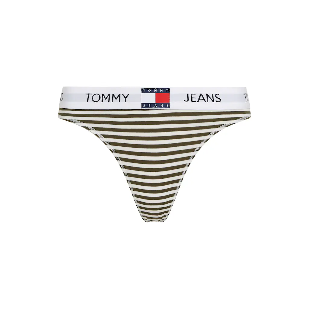 Tommy Hilfiger Underwear Slip »THONG PRINT (EXT SIZES)« Im Streifendessin Logoschriftzug Kaufen