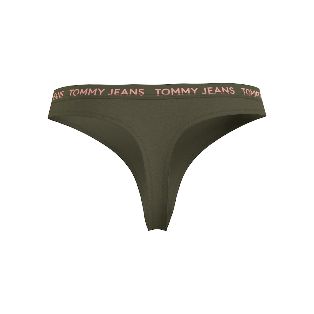 Tommy Hilfiger Underwear String »3P HIGH RISE THONG« (Packung 3er) Mit Logo-Elastikbund Online Bestellen