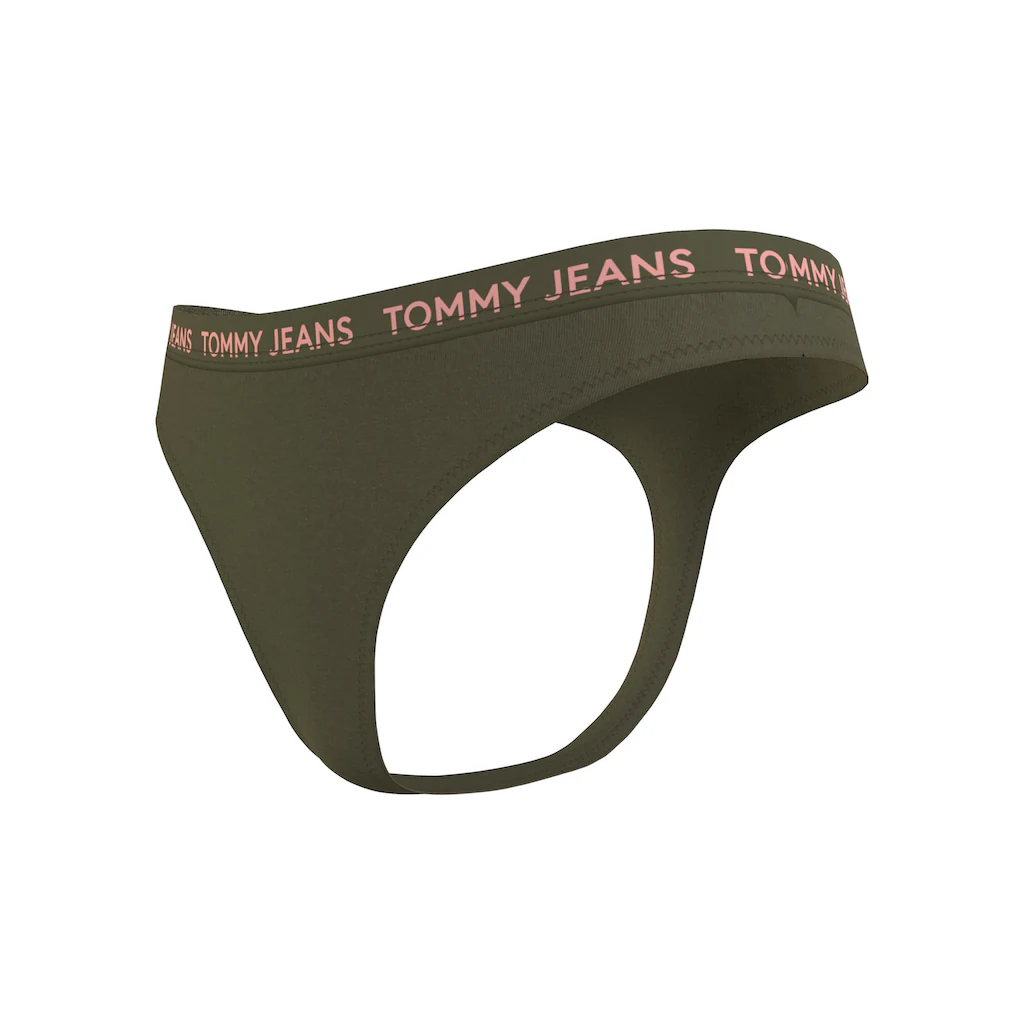 Tommy Hilfiger Underwear String »3P HIGH RISE THONG« (Packung 3er) Mit Logo-Elastikbund Online Bestellen