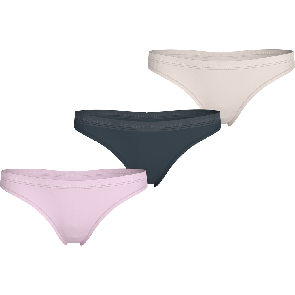 Tommy Hilfiger Underwear String »3P THONG (EXT SIZES)« (Packung 3 St. 3er) mit Logobund bestellen