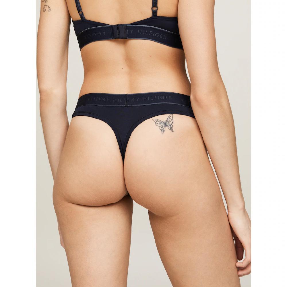 Tommy Hilfiger Underwear String »THONG (EXT SIZES)« Mit Tommy Hilfiger Logobund ▷ Für