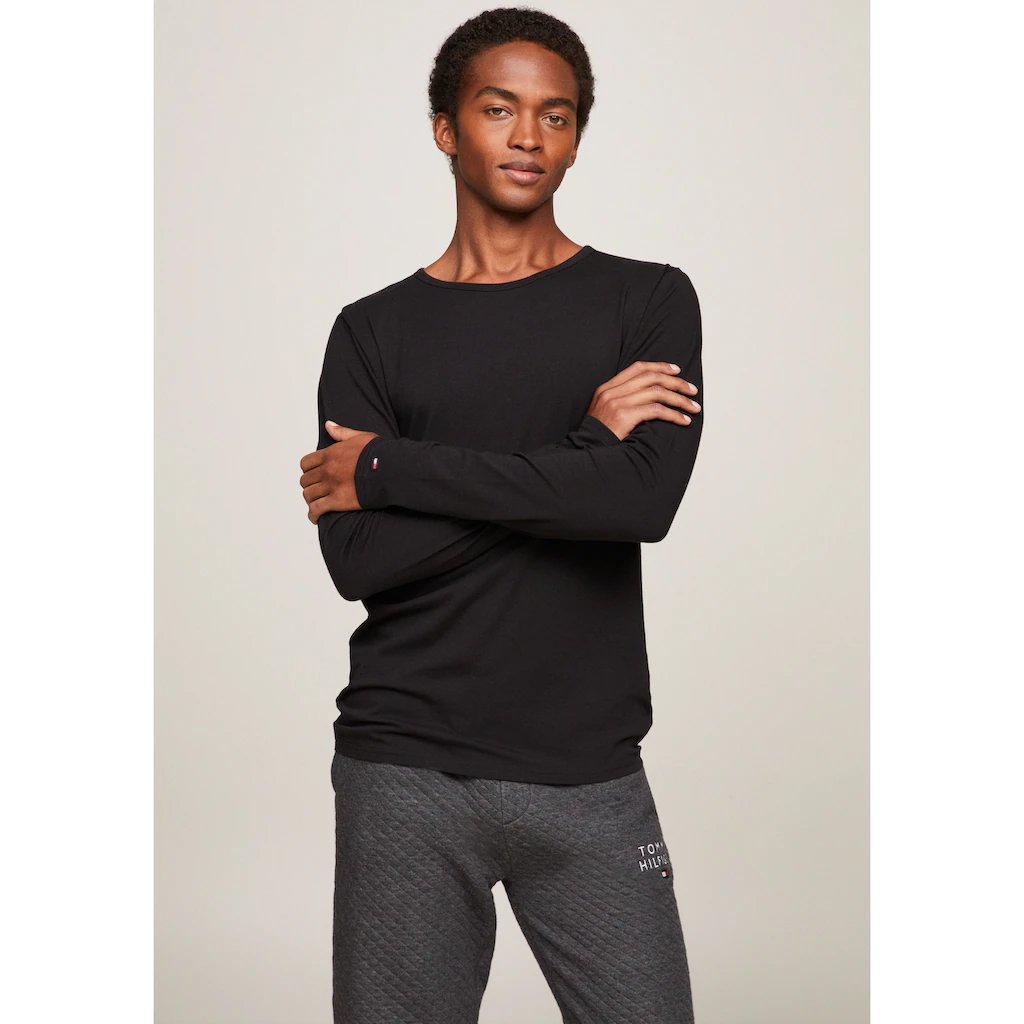 Tommy Hilfiger Underwear T-Shirt »3P LS Tee« (Packung 3er-Pack) Mit Markenlabel