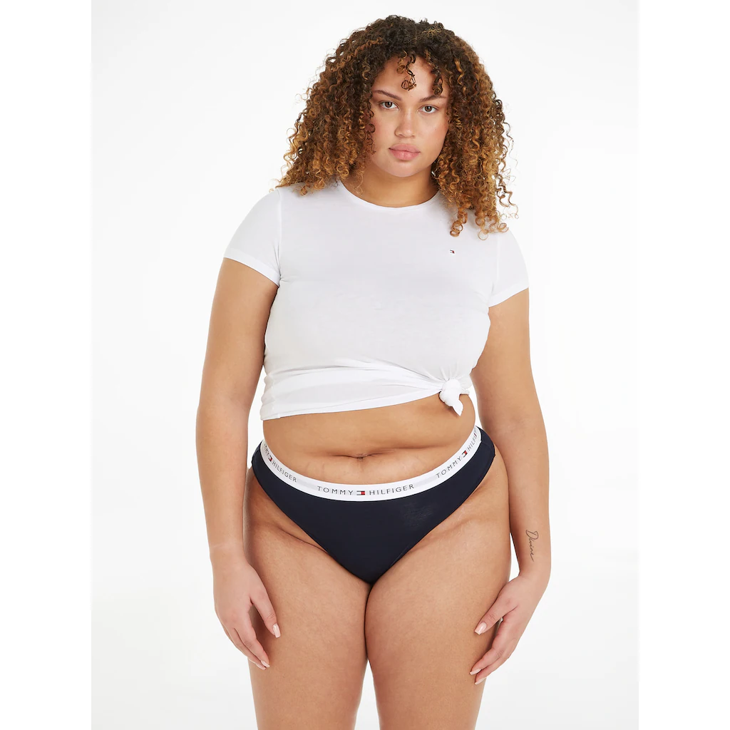 Tommy Hilfiger Underwear T-String mit Logo auf dem Taillenbund ▷ für