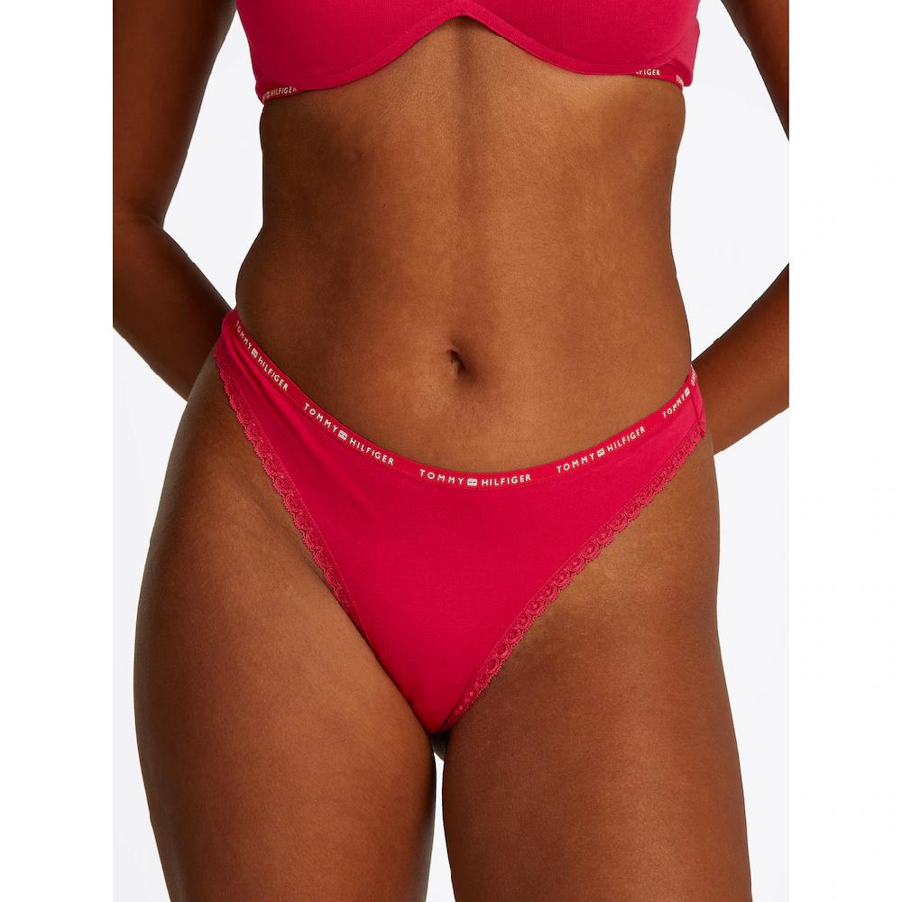 Tommy Hilfiger Underwear Tanga »3 PACK LACE THONG« (Packung 3 St. 3er) Mit Spitzenkante Bestellen